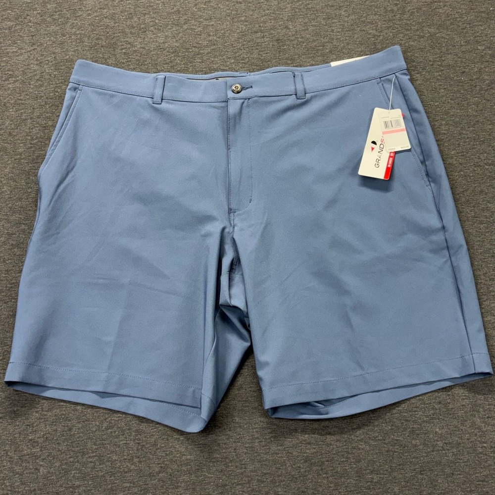GrandSlam Shorts Mens 40 blue Golf 4-Way Stretch UPF50 Active Waistband NEW